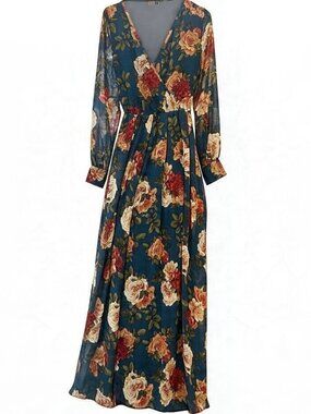 Perfectly Priscilla- "Don't Lose Touch" Floral Maxi